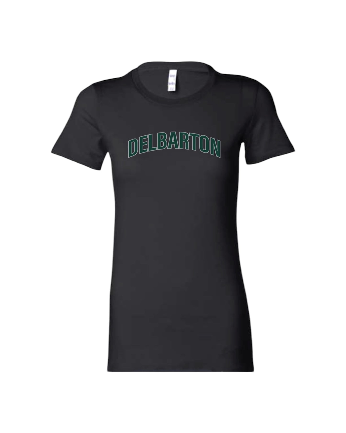 Bella + Canvas LADIES Crew Airlume Jersey S/S Tee - Black