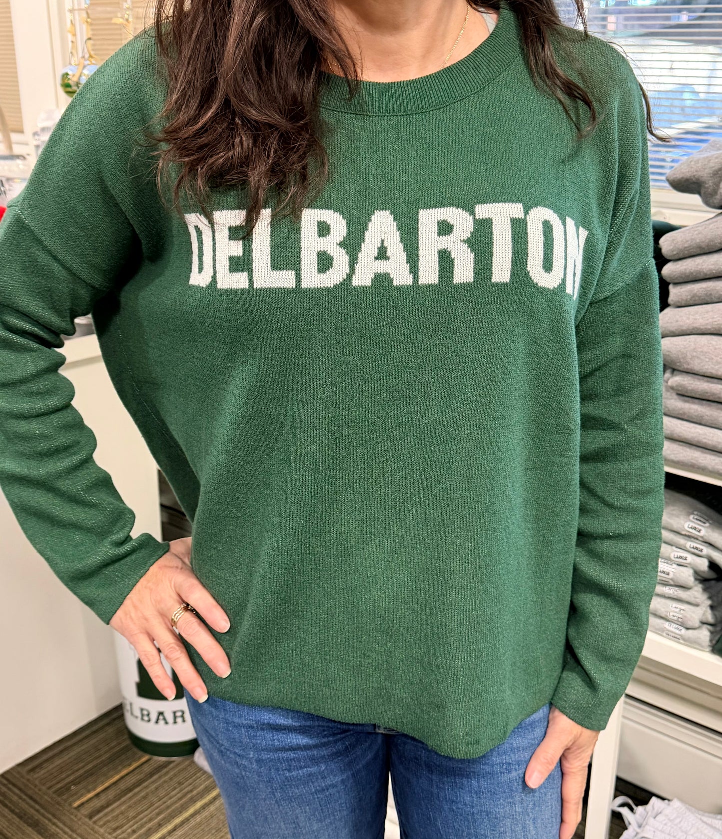 Town Pride LADIES Everyday Relaxed Sweater - Hunter