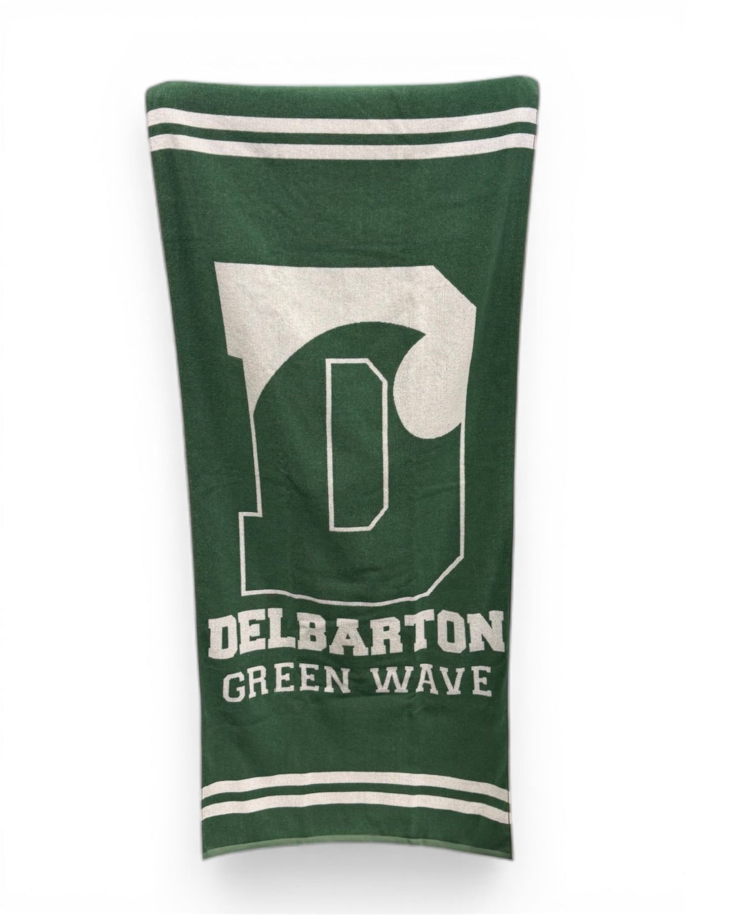 Beach Towel - Delbarton Beach Towel - Forest/White
