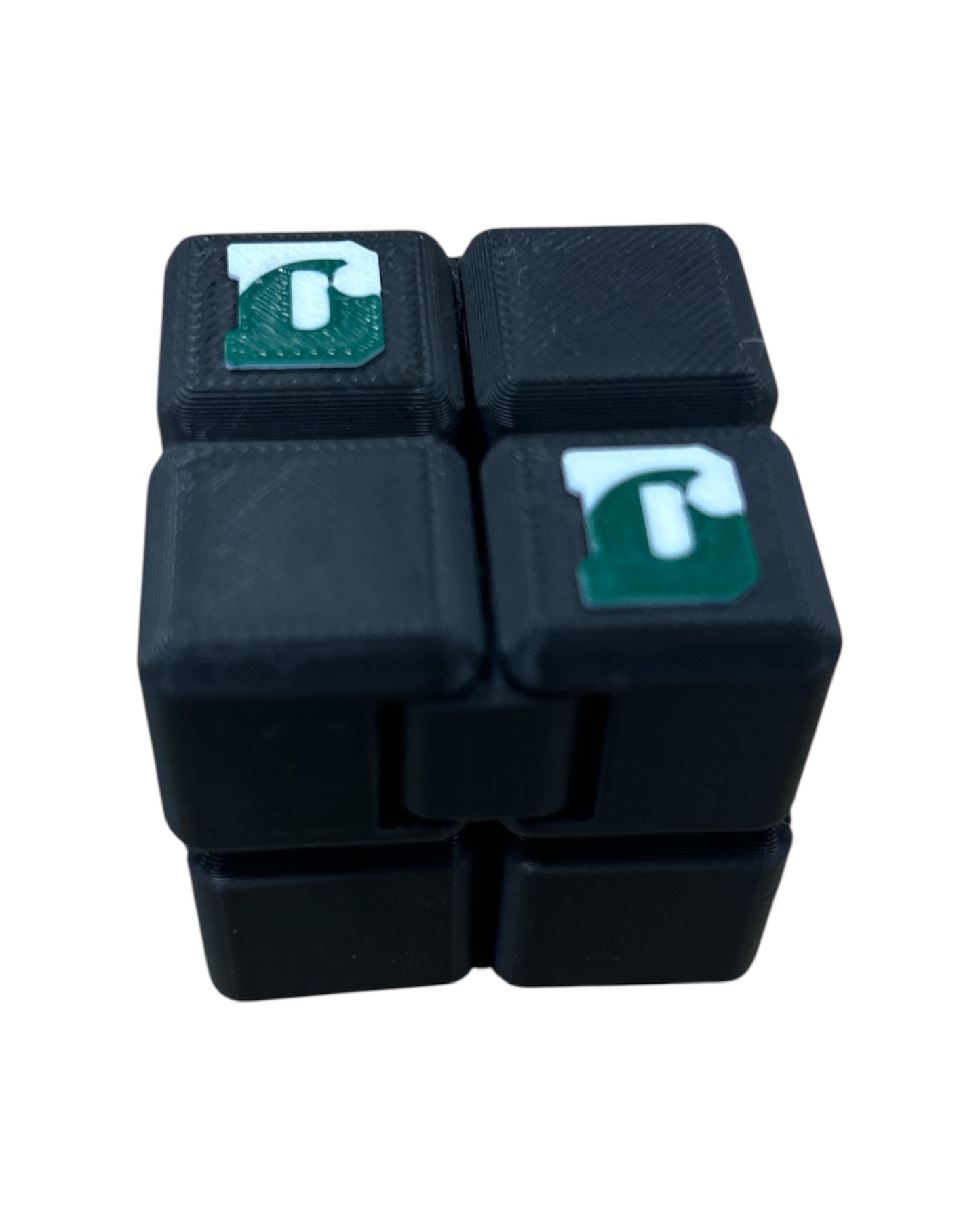 Toy - Delbarton Infinity Fidget Cube - White, black, Grey, Pink