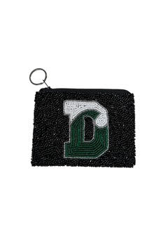 Bag - Delbarton Beaded Coin Purse - Black