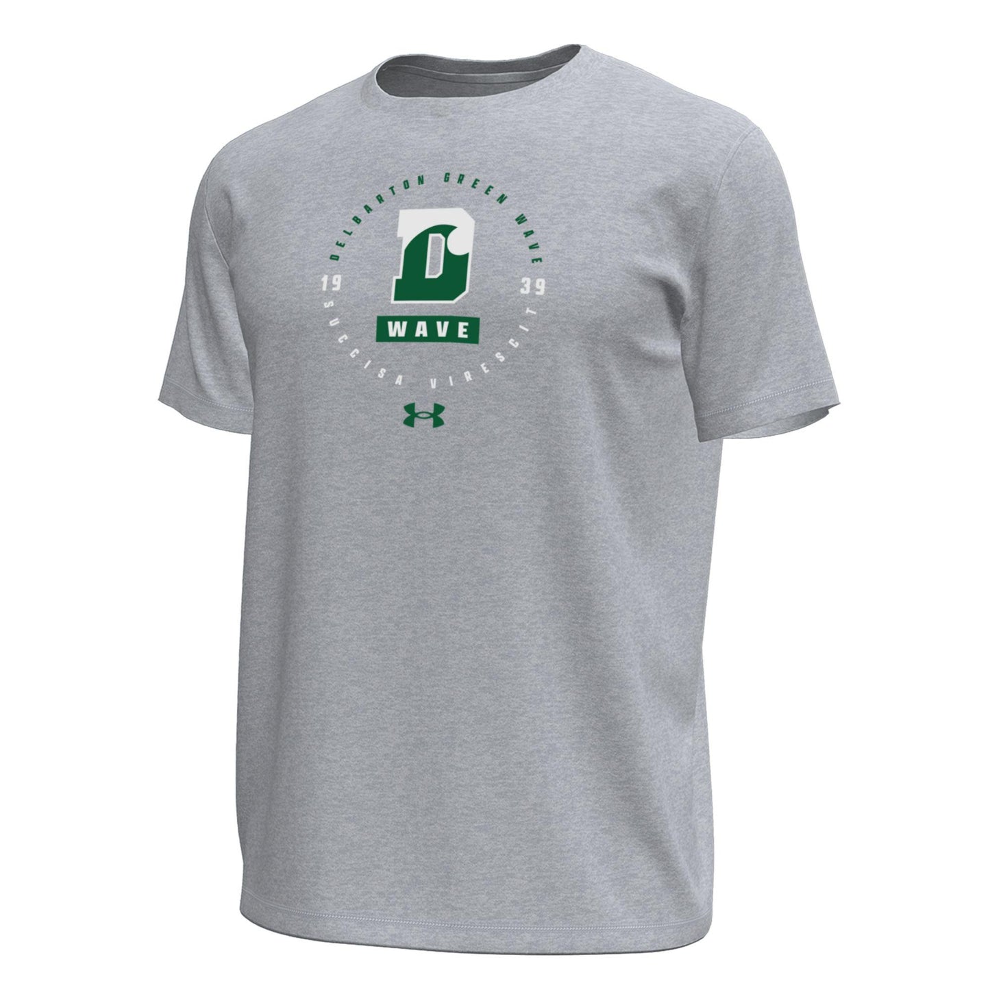 UA Tech Stretch S/S Tee Encircling Motto - Grey