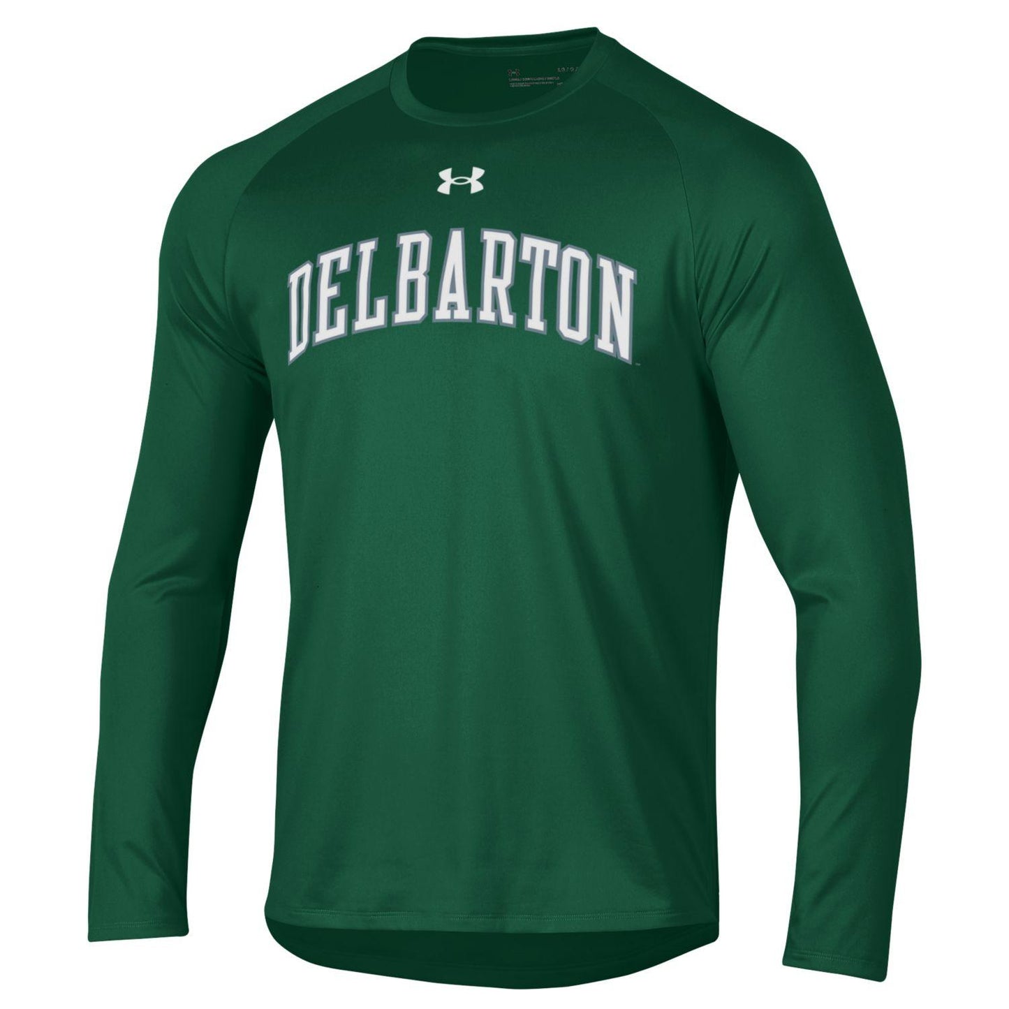 UA Tech Delbarton Outline L/S Tee 2.0 - Forest Green