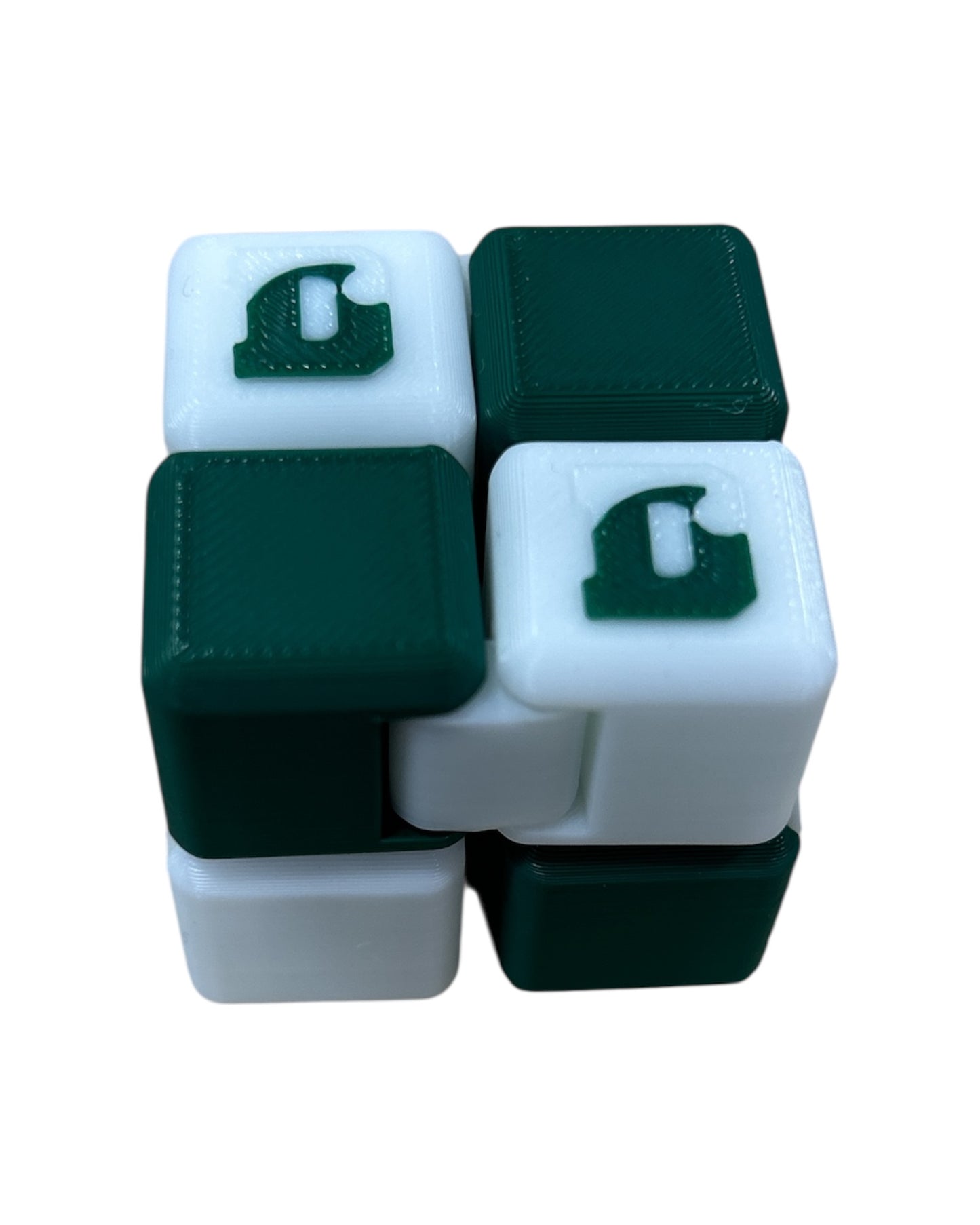 Toy - Delbarton Infinity Fidget Cube - White, black, Grey, Pink