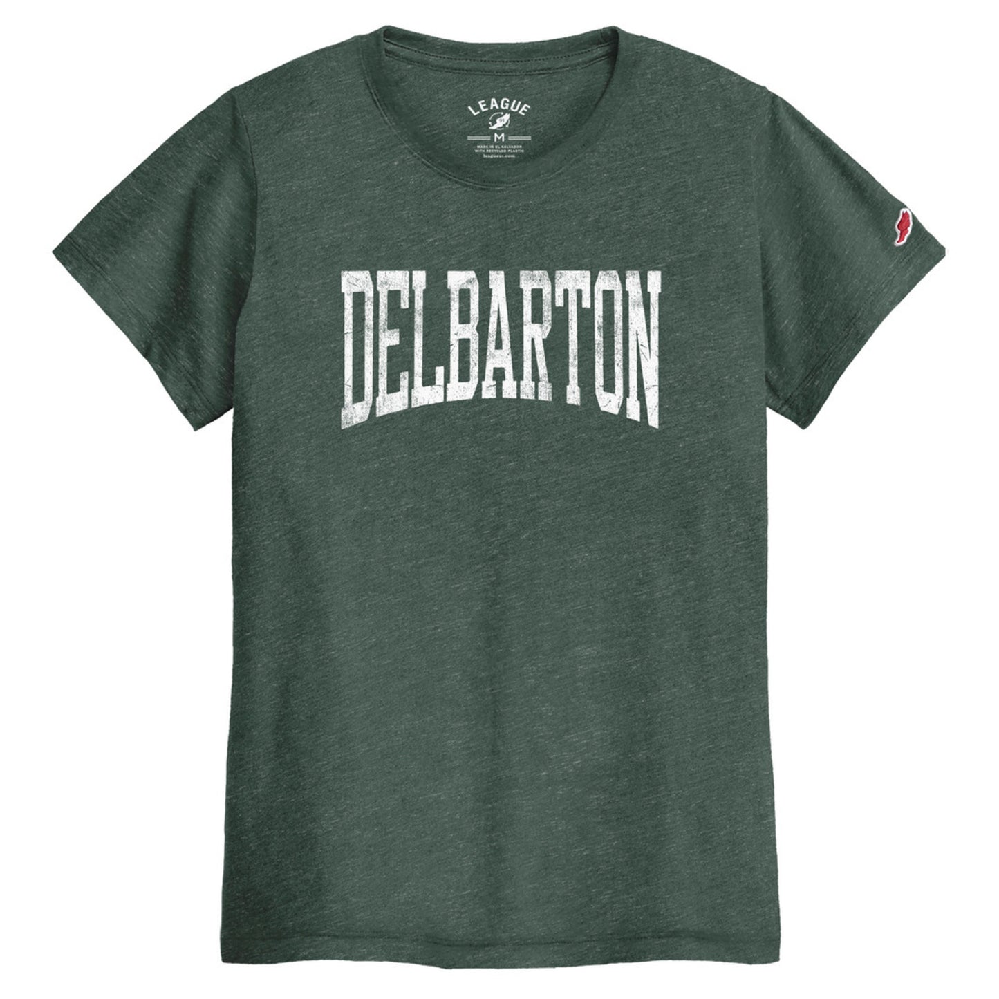 League LADIES Intramural S/S Tee - Heather Vtg Hunter