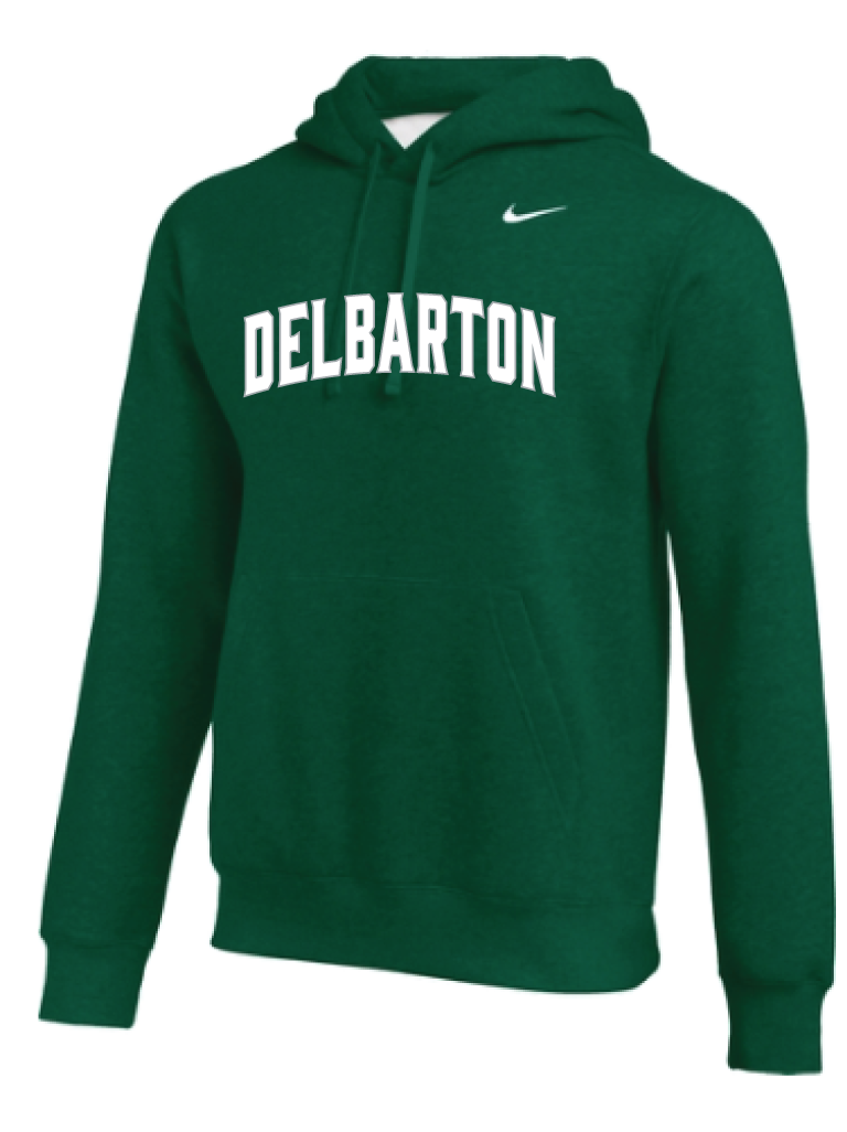 Nike Club Fleece Hoodie Arched Delbarton - Dark Green