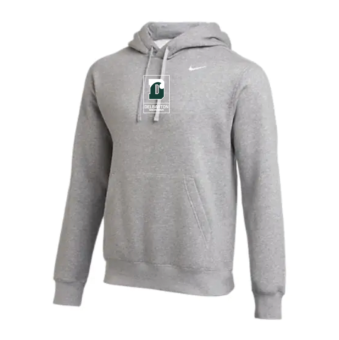 Nike Club Fleece Square D Hoodie - Dark Grey