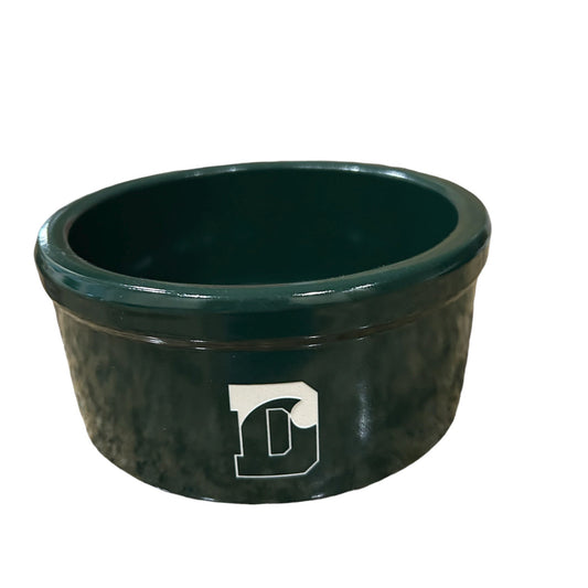 Dog or Cat  Bowl - Classic Farmhouse Pet Bowl - Hunter Green