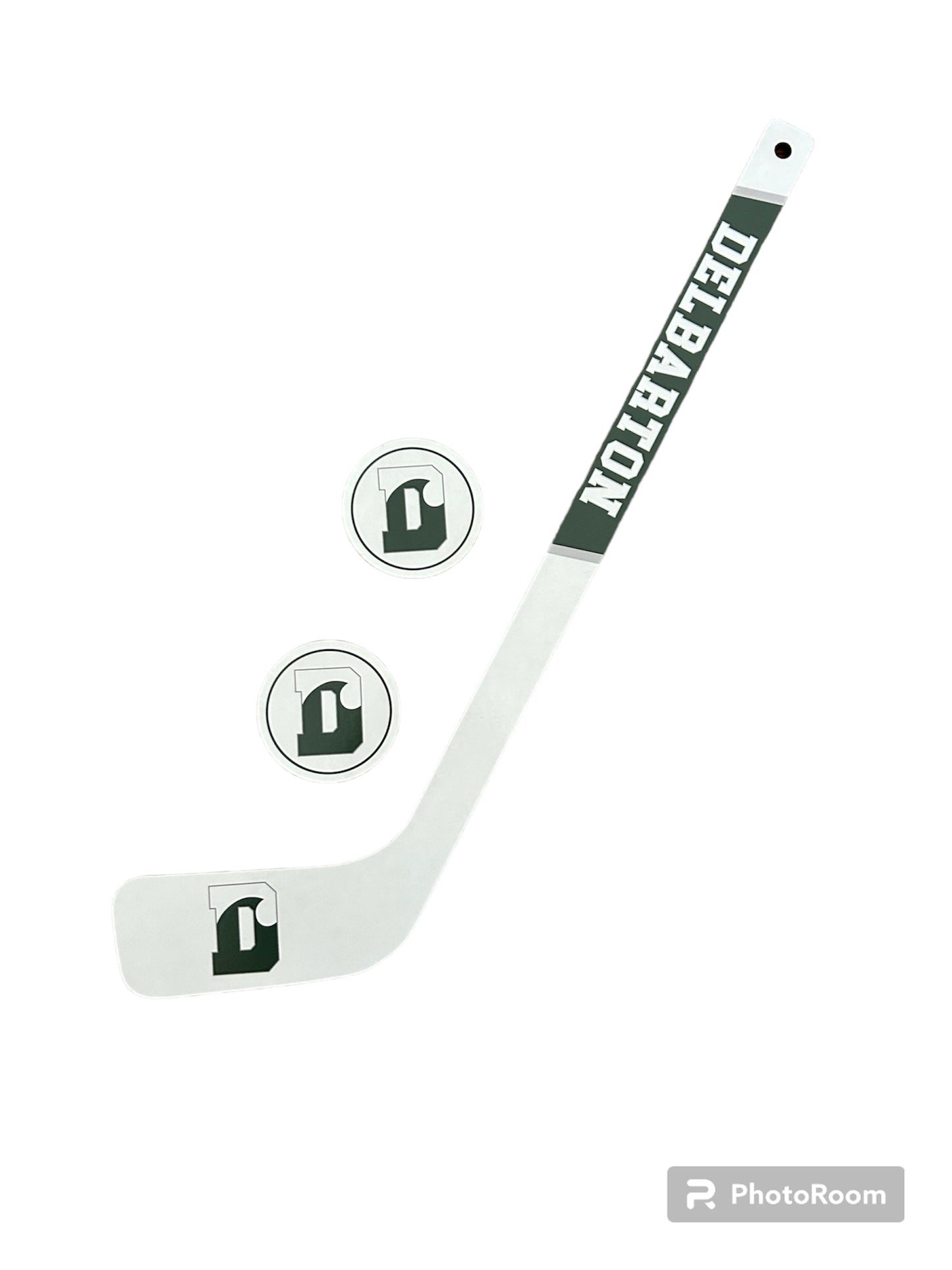 Mini Hockey Sticks -White/Green/Grey