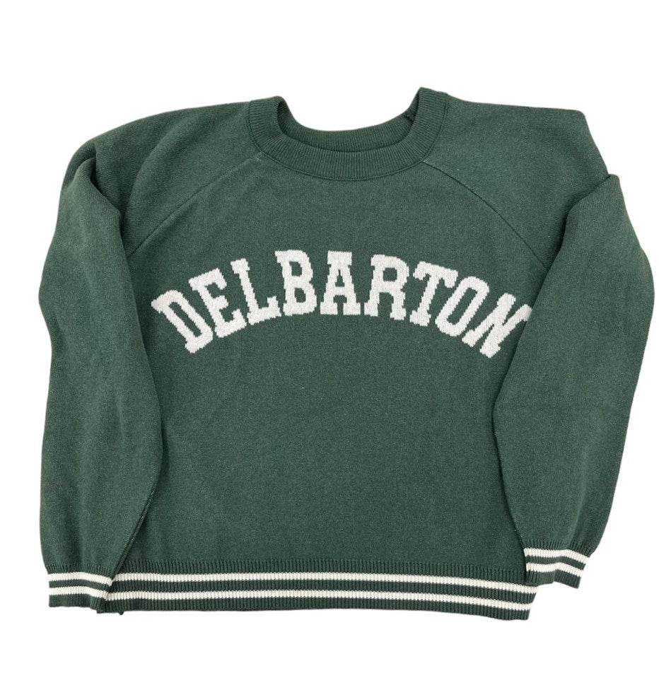 Town Pride LADIES Gameday Raglan Sweater - Hunter green