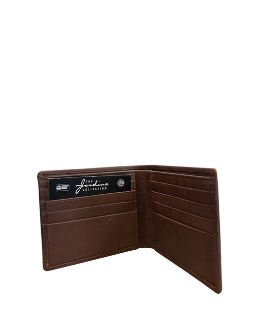 Wallet - Jardine Brown Zulu Leather Wallet - Brown