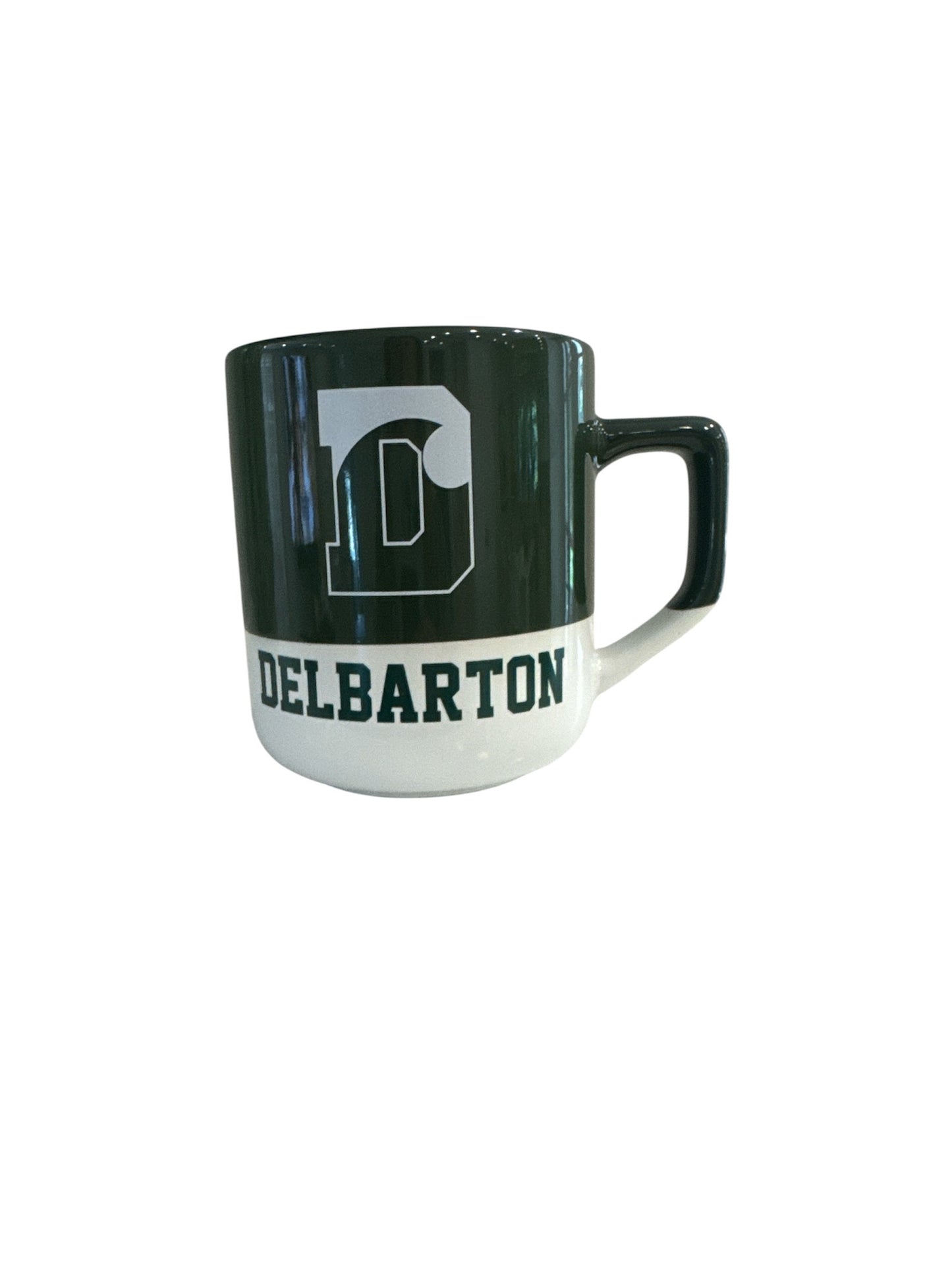 Mug - RFSJ DWave Logo 12oz. Coffee Mug - Green/White