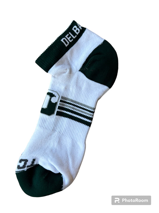 Socks - TCK Tab Low-Cut Sock - White/Green