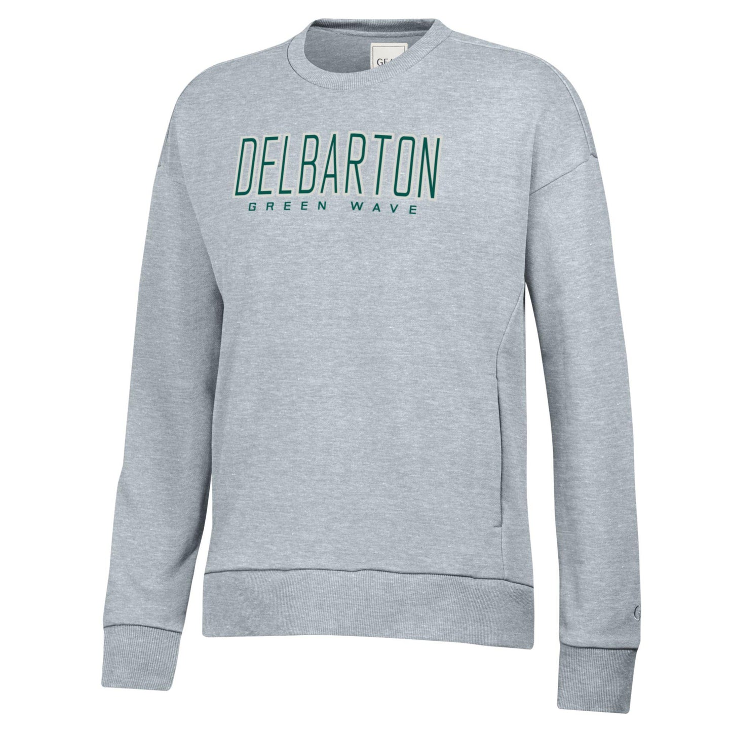 Gear LADIES Big Cotton Everlee Crew - Oxford Heather