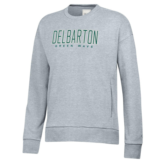 Gear LADIES Big Cotton Everlee Crew - Oxford Heather
