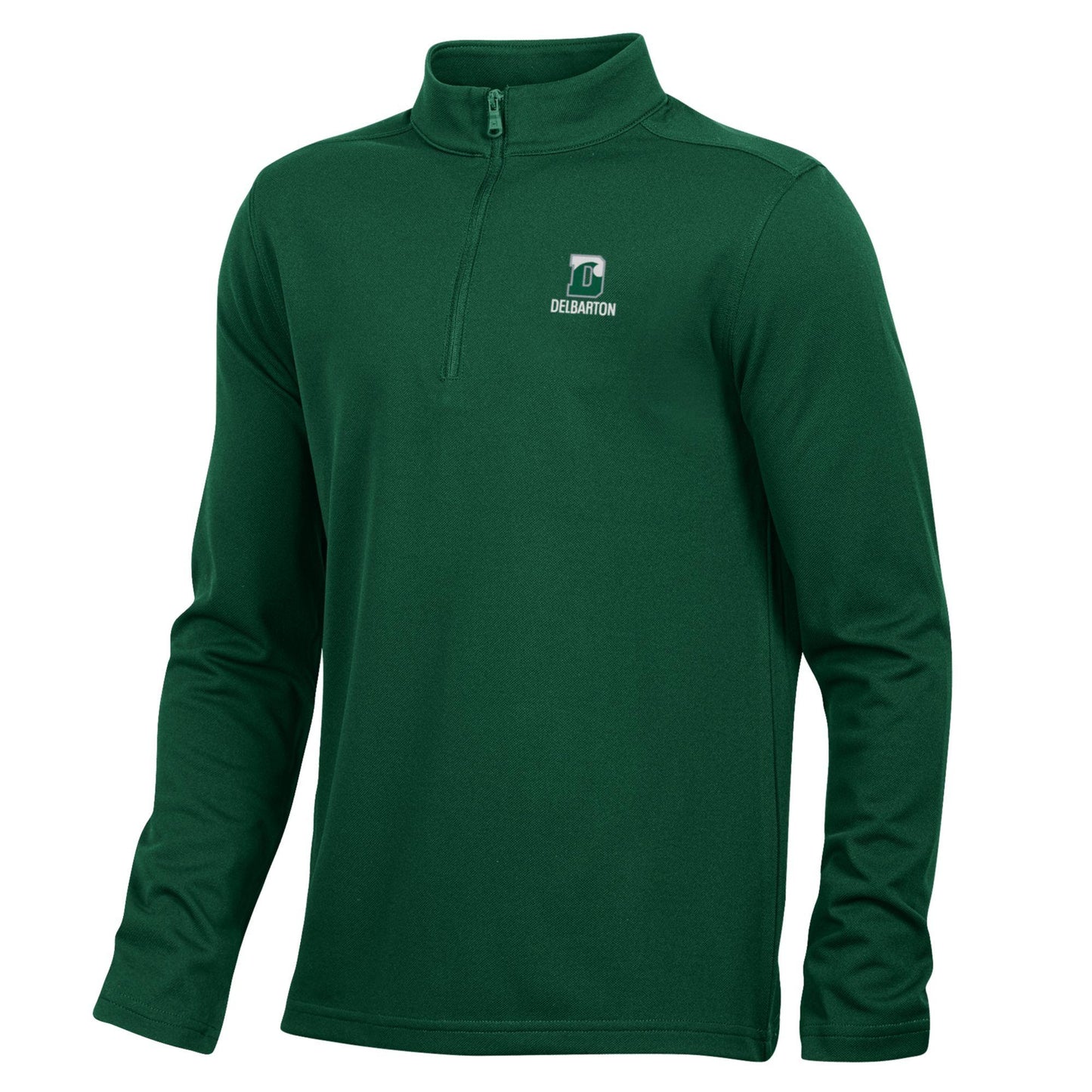 UA YOUTH T2G Pique 1/2 Zip - Forest Green