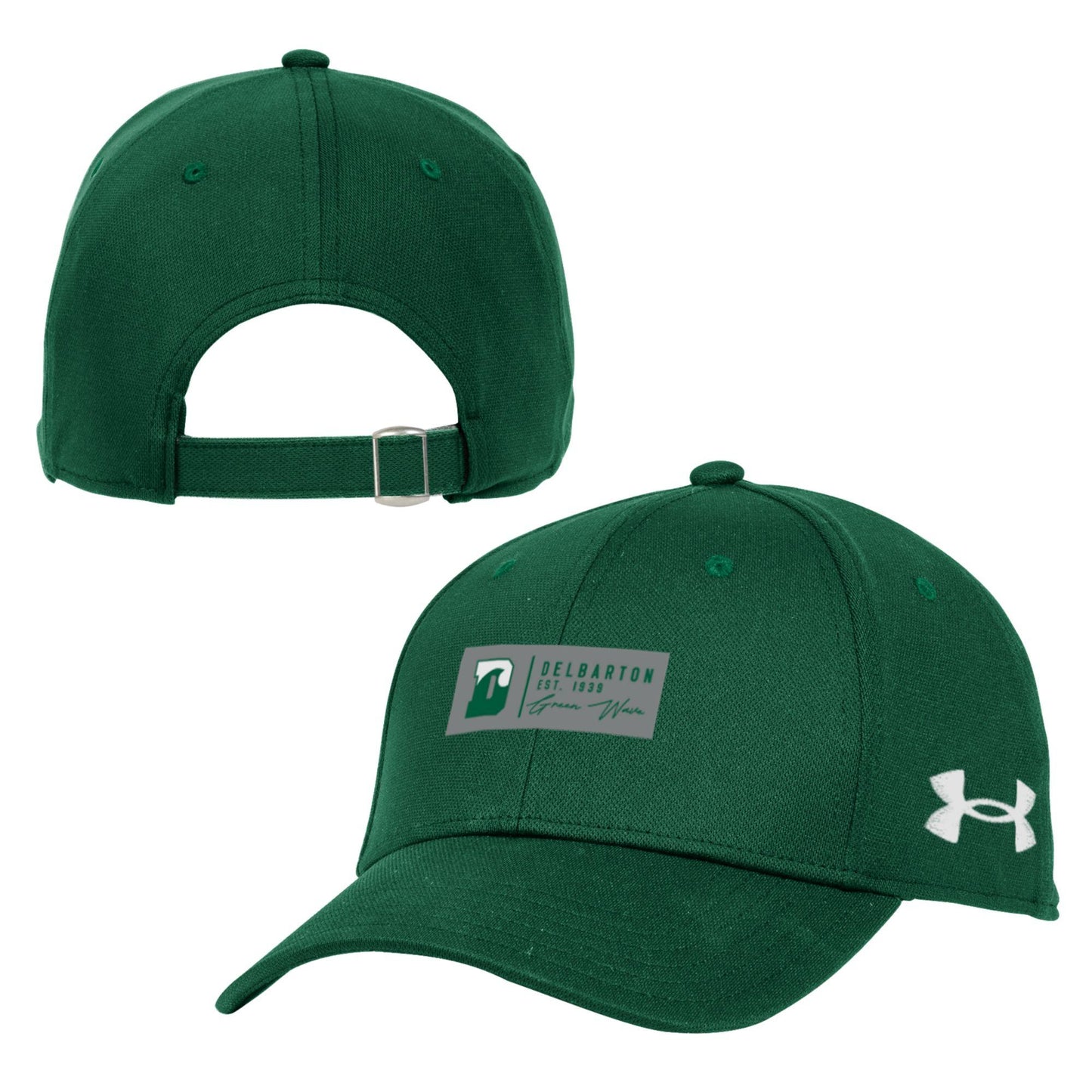 UA Blitzing 3.0 Stretch Fit Hat DWave Label - Forest Green