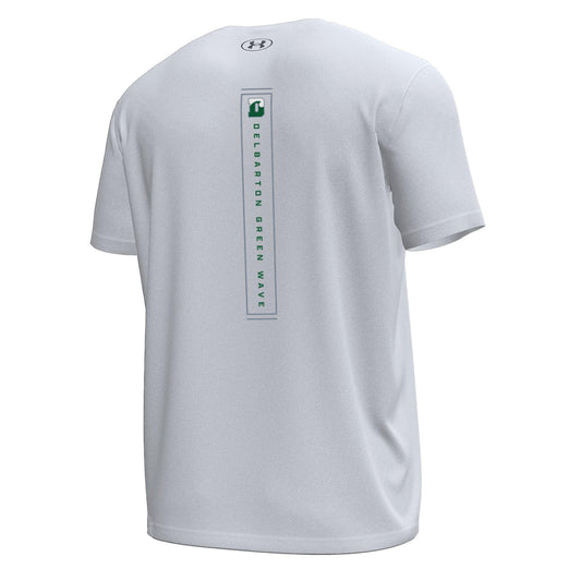 UA Tech Stretch S/S Tee Outline Wave - White