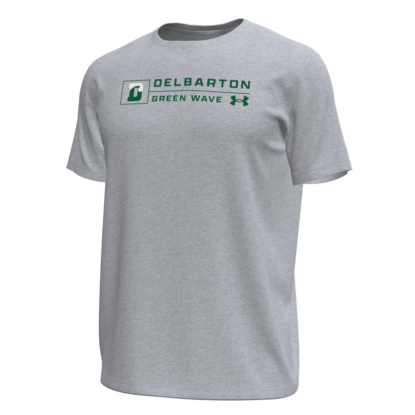 UA Tech Stretch S/S Tee Square DWave - Gray