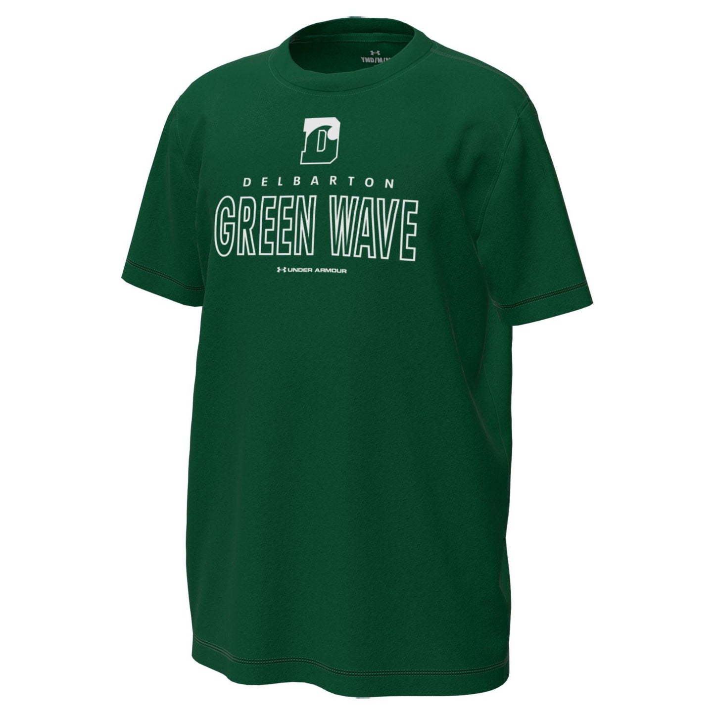 UA YOUTH Stretch S/S Tee - Forest Green