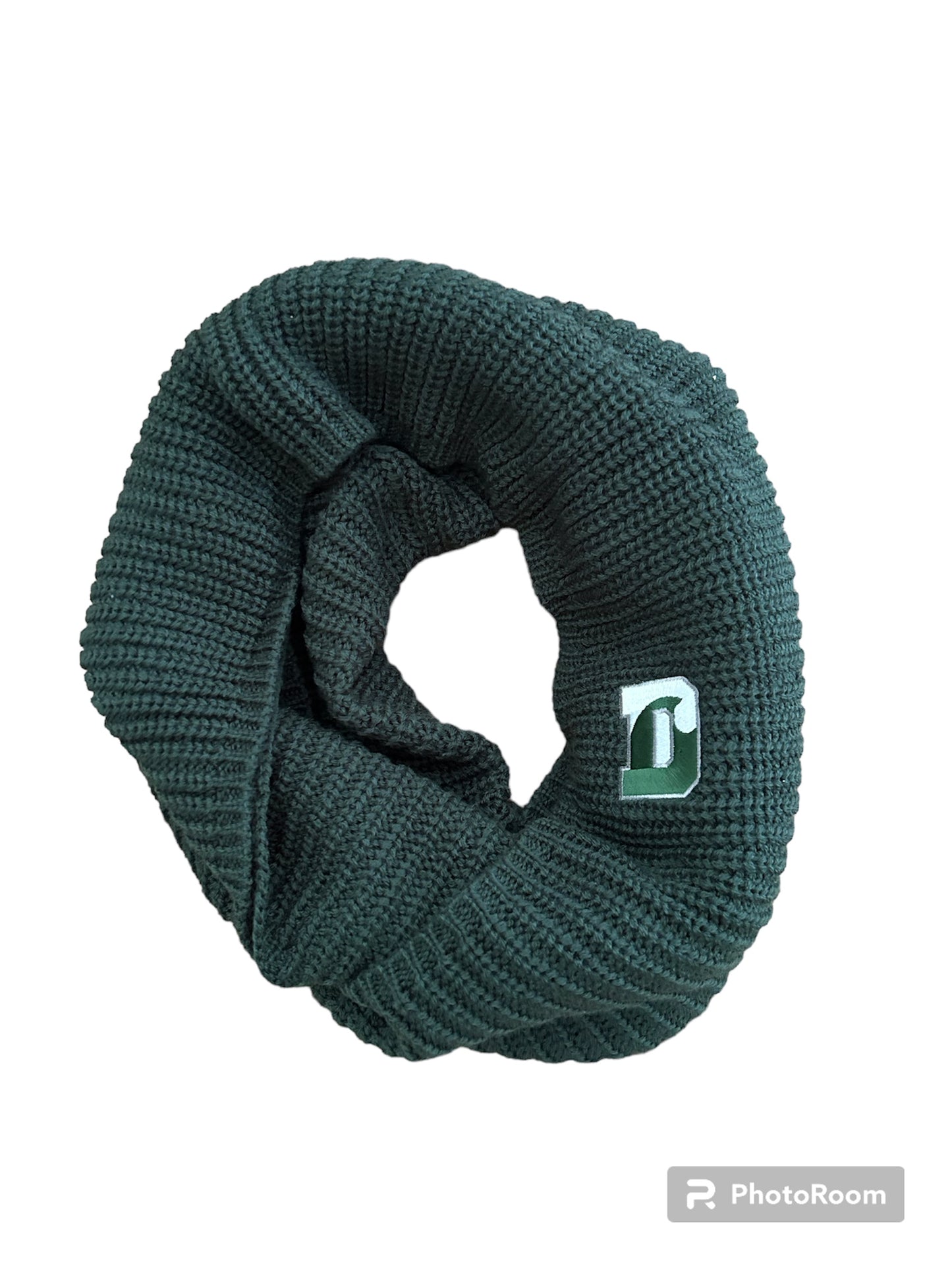 Scarf - LogoFit Knit Infinity Scarf - Hunter Green
