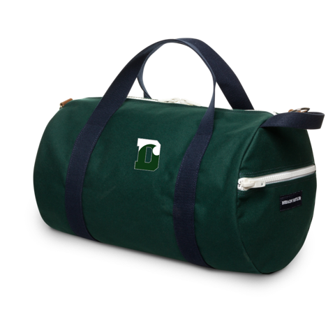 Duffel - Hudson Sutler - MEDIUM Green with Navy Blue Straps - Custom Order