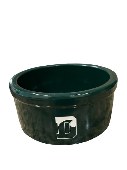 Dog or Cat  Bowl - Classic Farmhouse Pet Bowl - Hunter Green