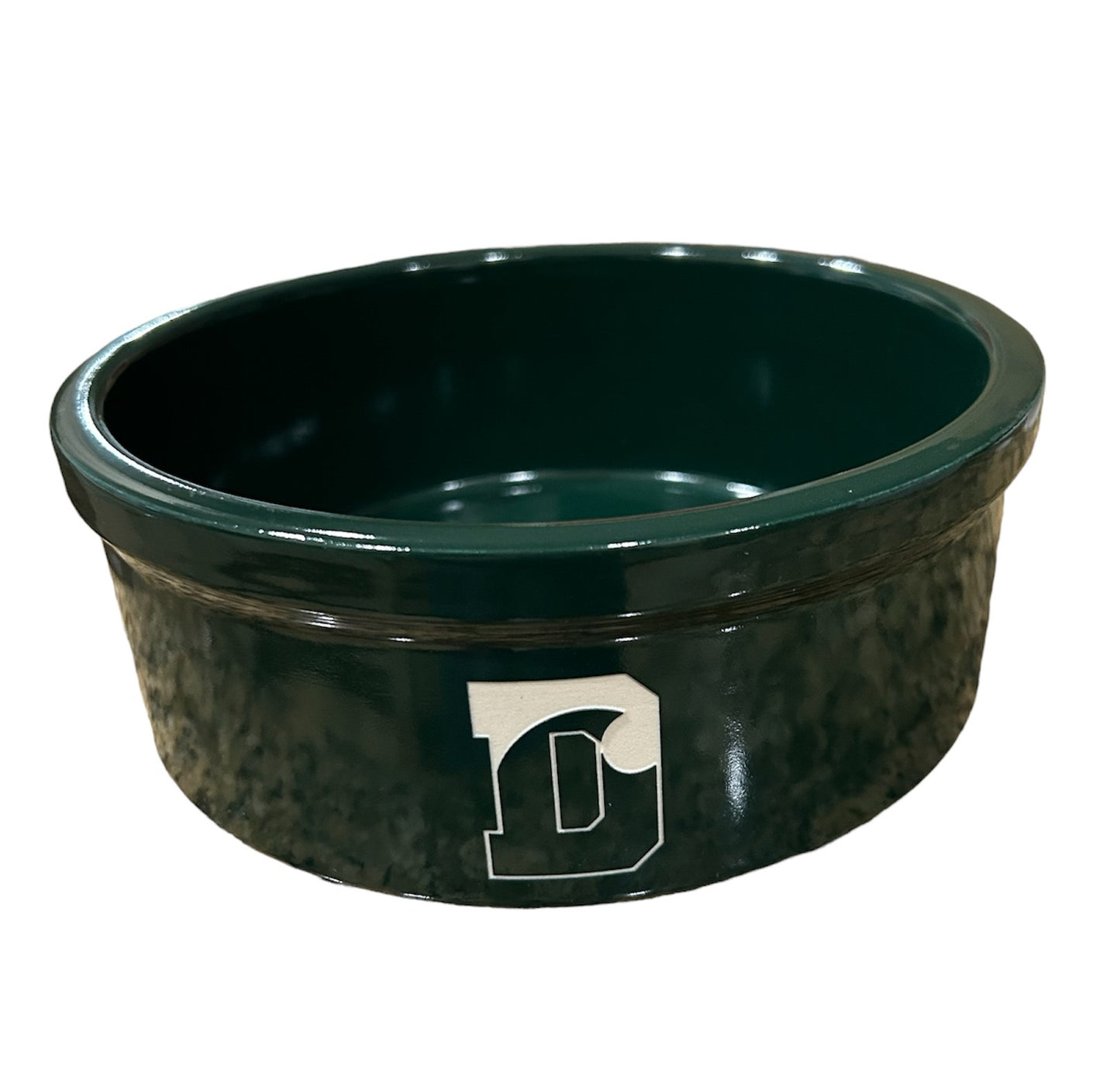 Dog or Cat Bowl - Classic Farmhouse Pet Bowl - Hunter Green