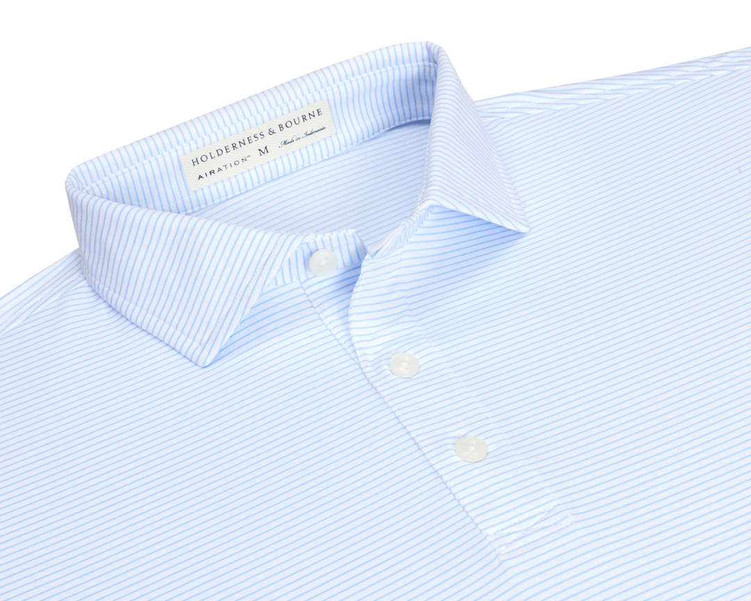 Holderness &amp; Bourne Upton Polo - Vista Blue