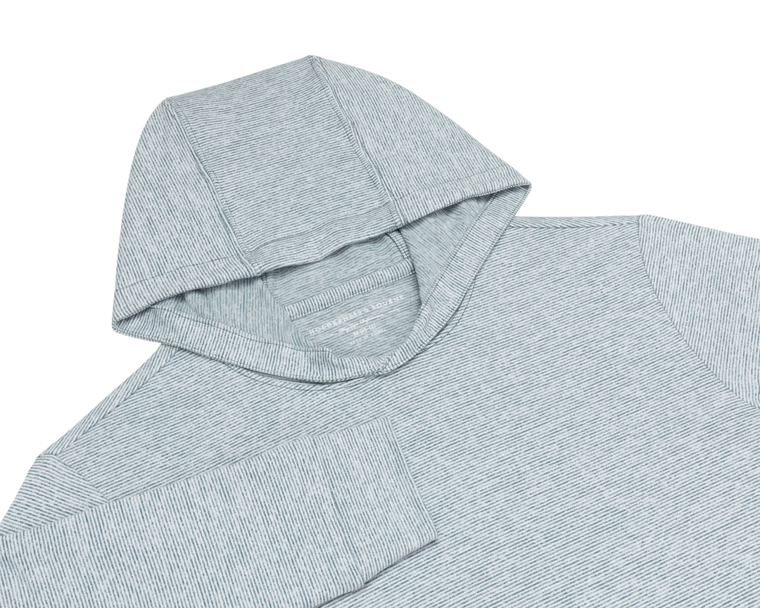 Holderness &amp; Bourne Hamilton Hoodie - California Spruce &amp; White