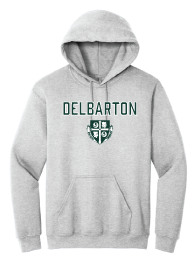 Gildan Heavy Blend Hoodie w/ Crest - Ash