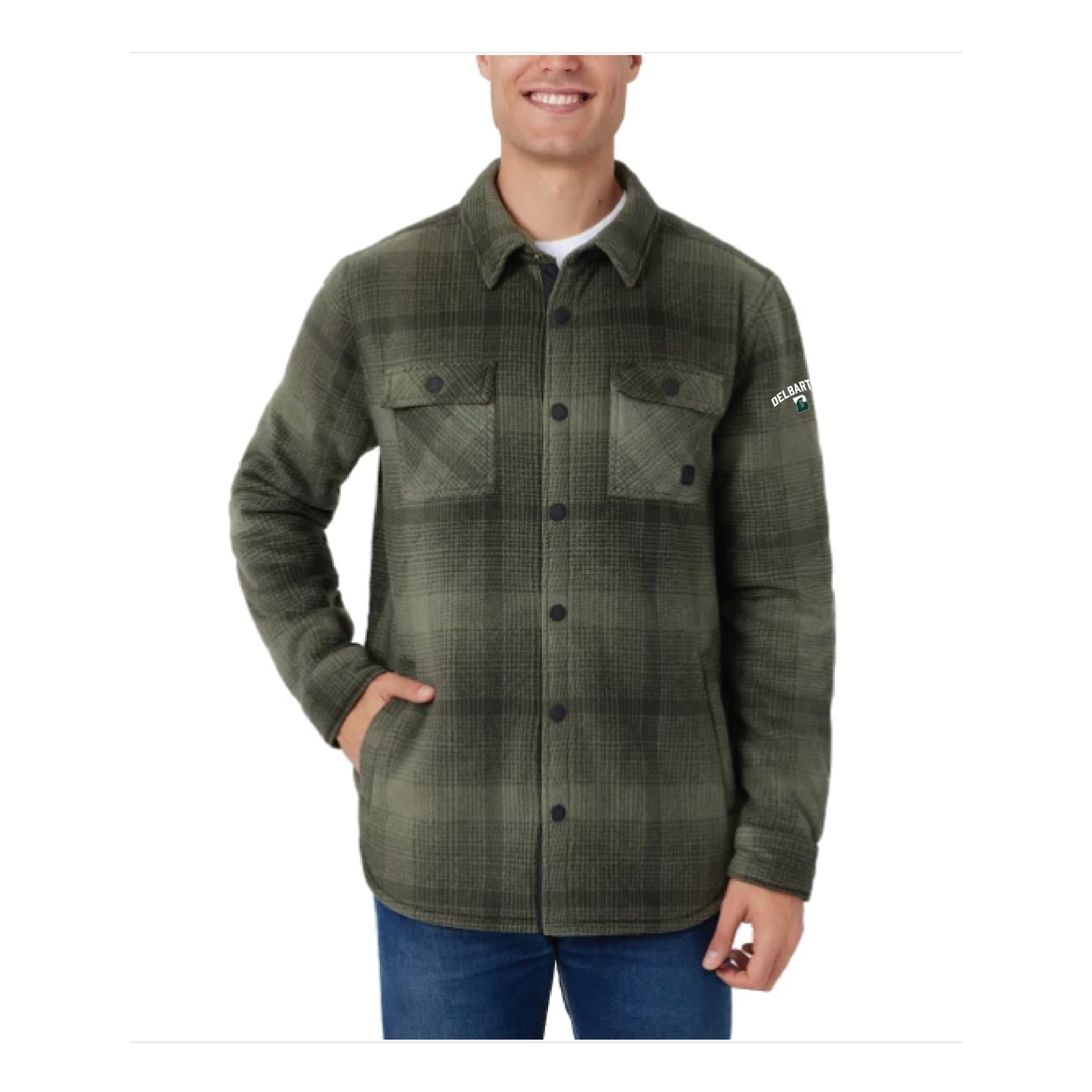 Voyager Shirt Jacket - Green Plaid