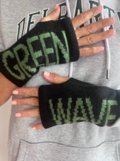 Gloves - Alashan LADIES Cashmere 3-in-1 Gloves - Black/Green