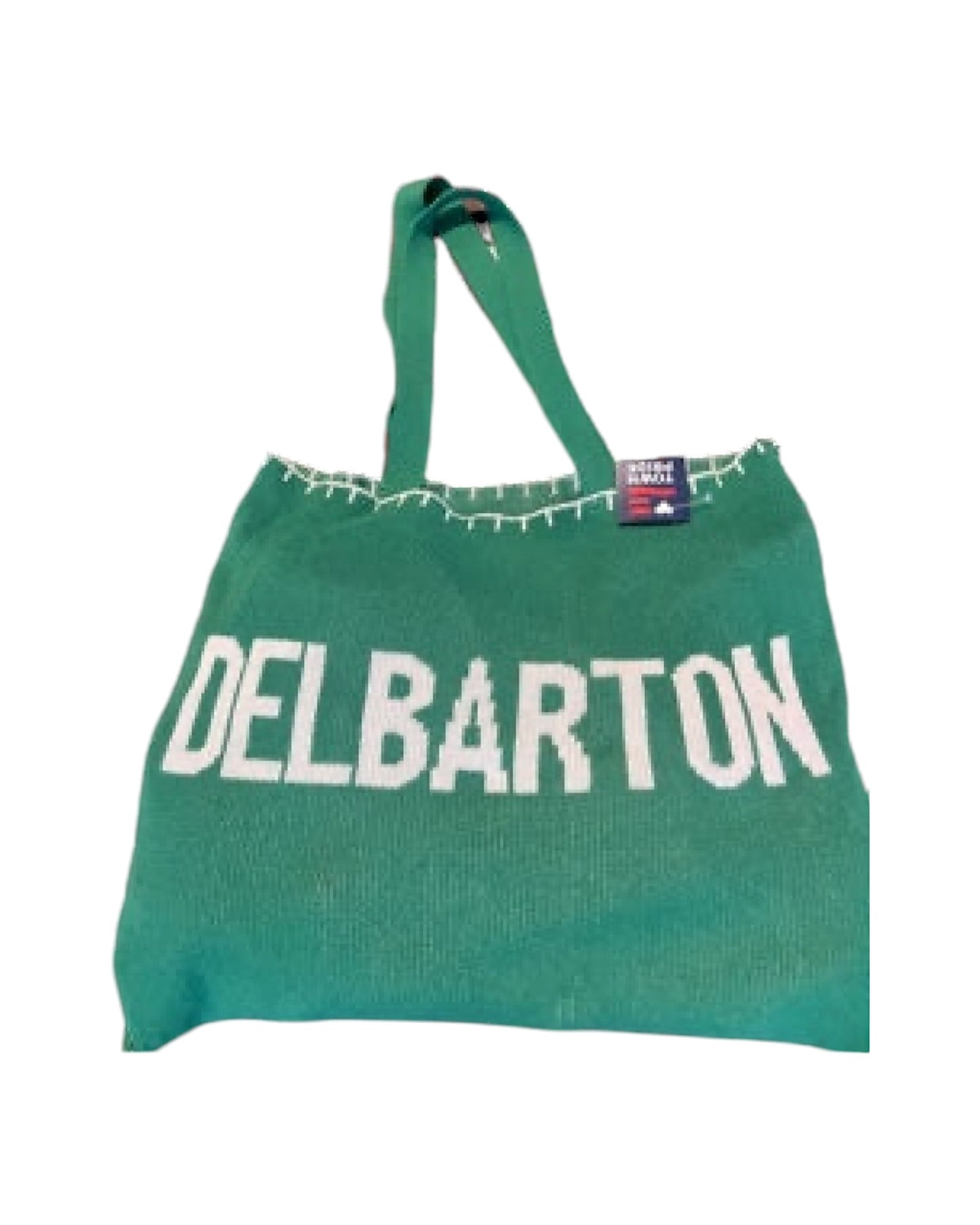 Bag - TP Knit Tote w/ Whip Stitch - Green