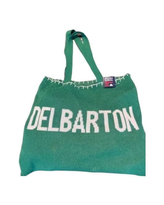 Bag - TP Knit Tote w/ Whip Stitch - Green