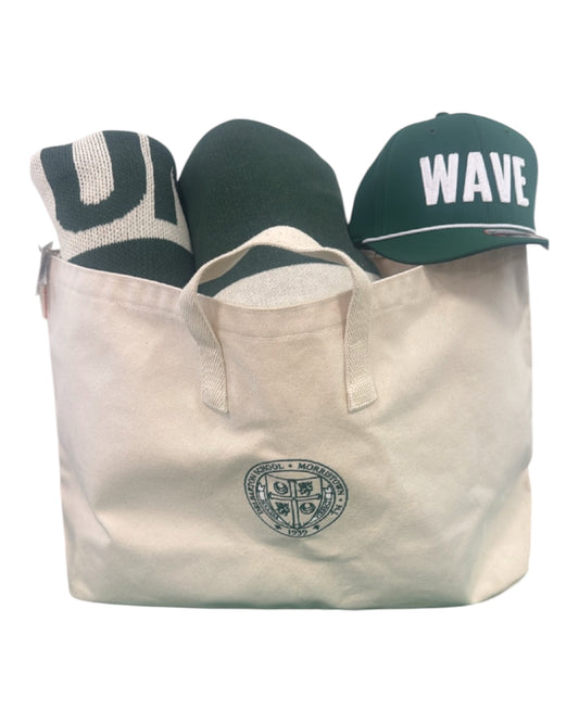 Bag - CB Station Wide Farmers Tote - Green & Natural