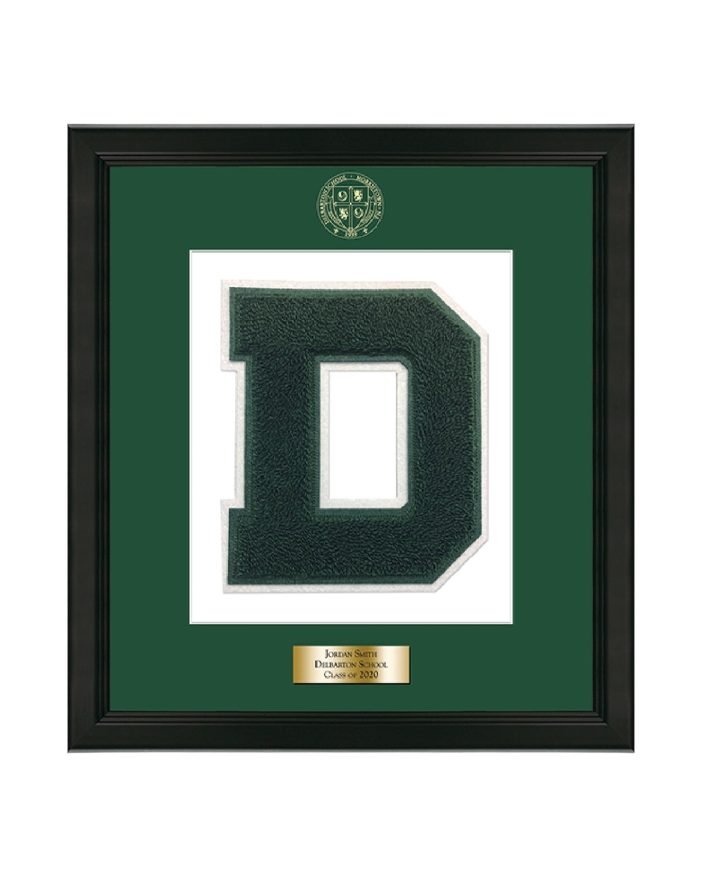 Frame - VARSITY LETTER Shadow Box - Personalized - Custom Order