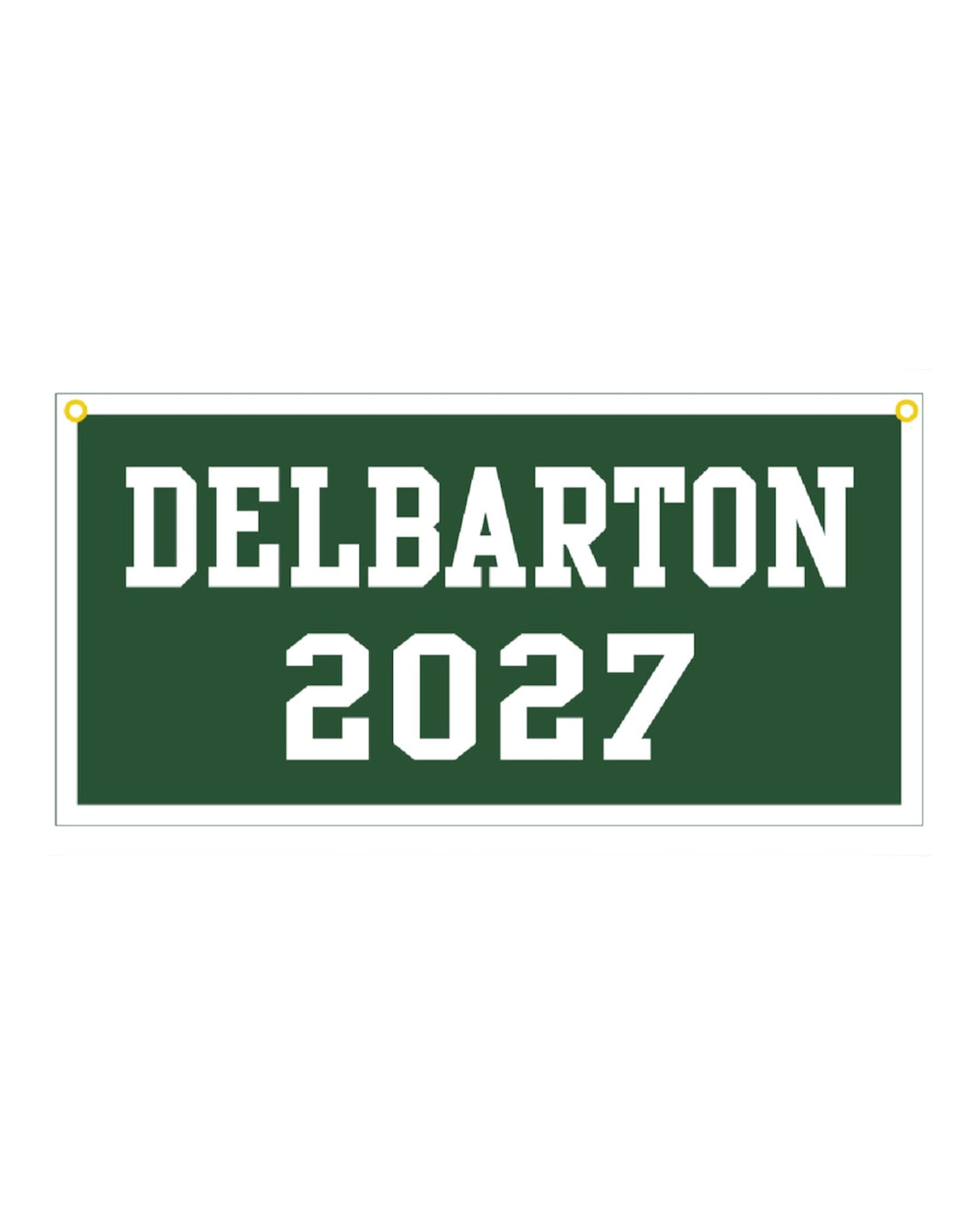 Banner - Class of - Green/White