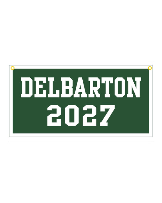 Banner - Class of - Green/White