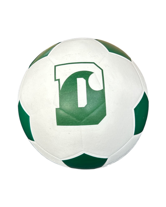 Soccer Ball - Delbarton Foam Soccer Ball - White/Forest