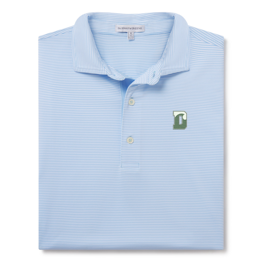 Fairway & Greene Bryant Stripe Polo - Bluff Stripe