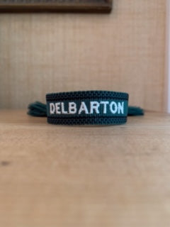 Bracelet - Delbarton Embroidered - Green
