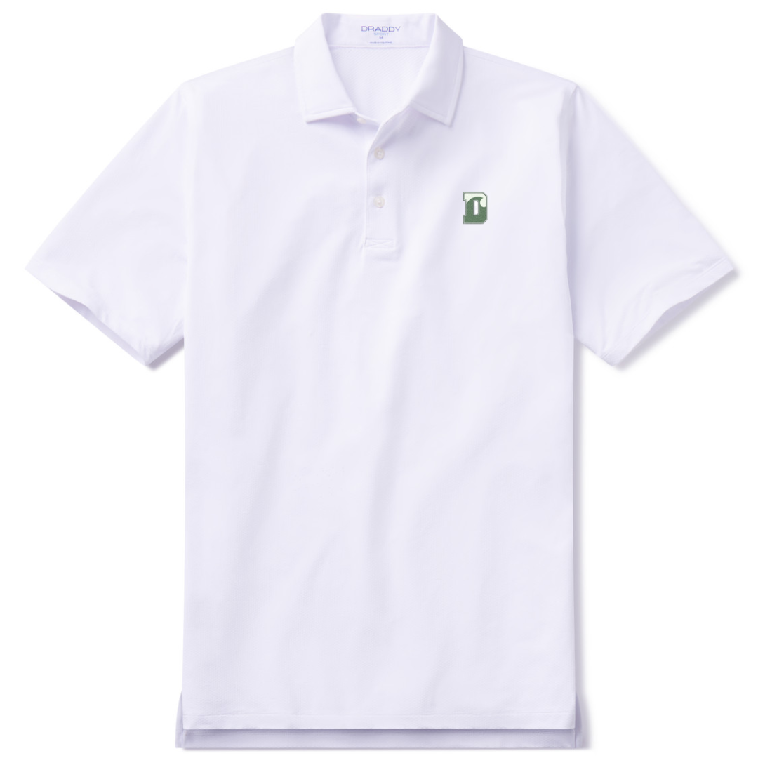 B. Draddy YOUTH Cool Duke Jr. Polo - White