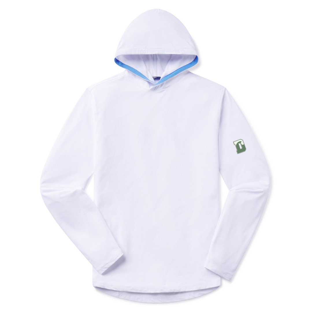 B. Draddy Cool Olin L/S Tee w/ Hood - White
