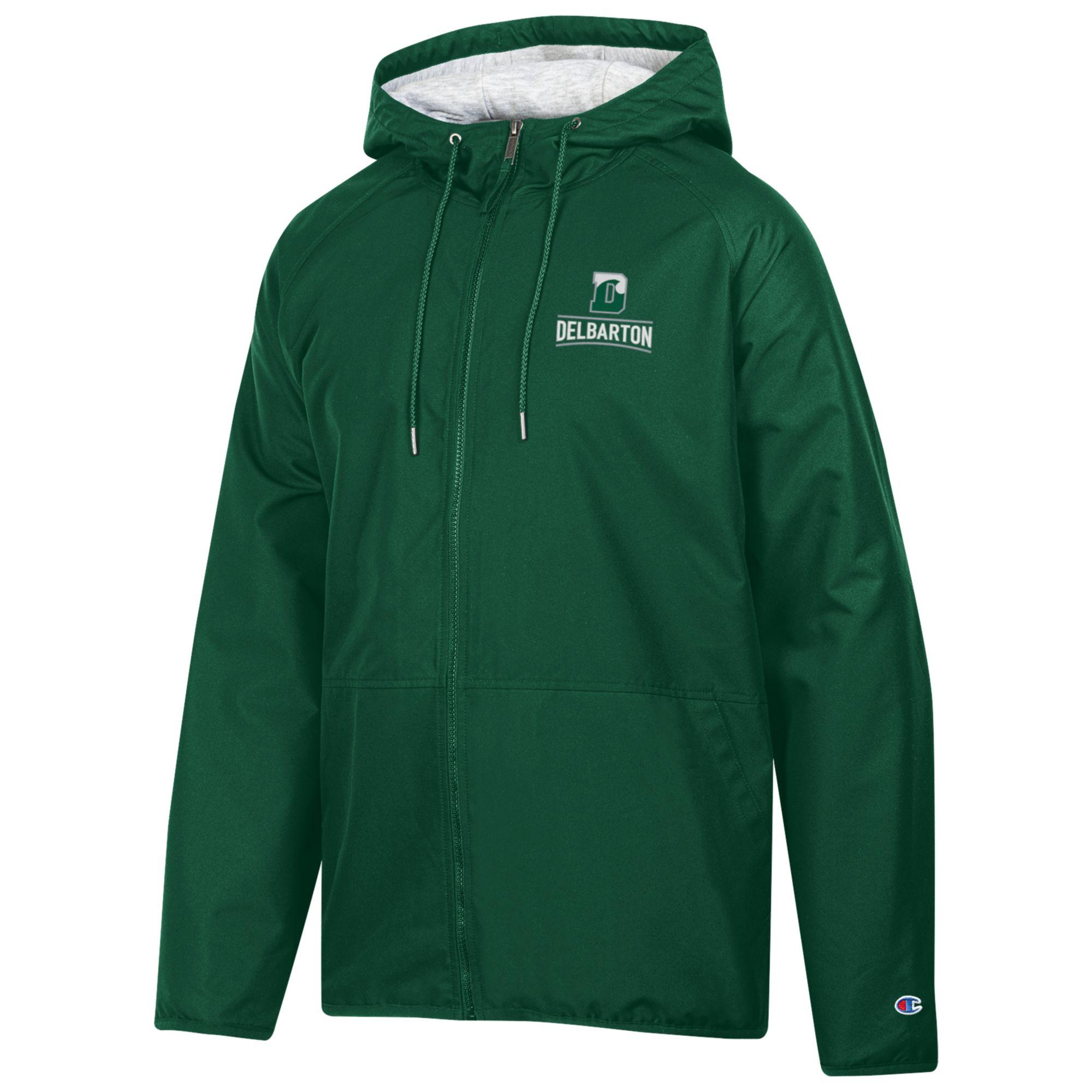 Champion Heavyweight Hooded Zip Jacket Dark Green Dark green S