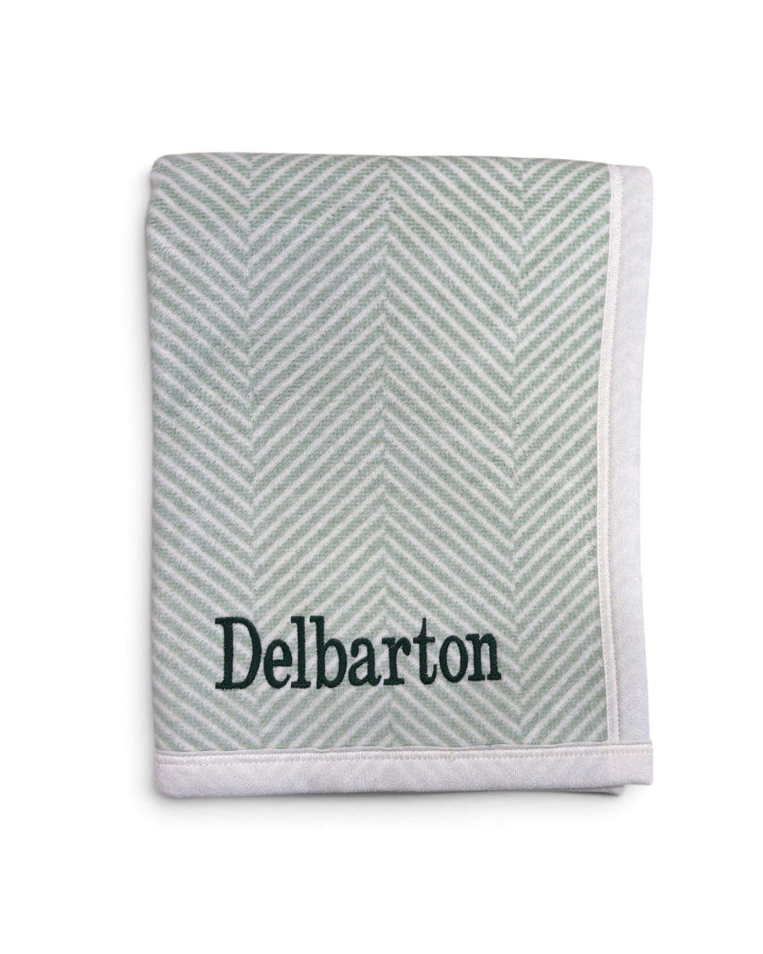 Blanket - ChappyWrap Harborview Herringbone Mini Baby Blanket - Sprout Green