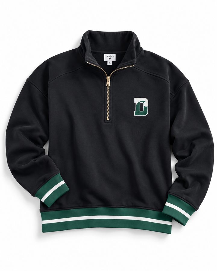 Ellsworth &amp; Ivey LADIES Kennedy 1/4 Zip - Black