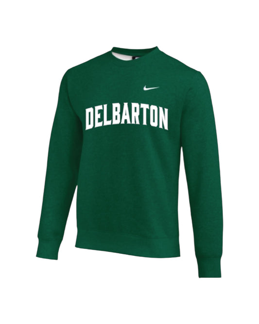Nike Club Fleece CREW Arched Delbarton - Dark Green