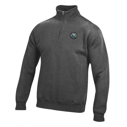 Gear Big Cotton 1/4 Zip - Charcoal Heather