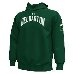 UA Gameday Icon Fleece Hoodie with Chenille Letters - Dark Green
